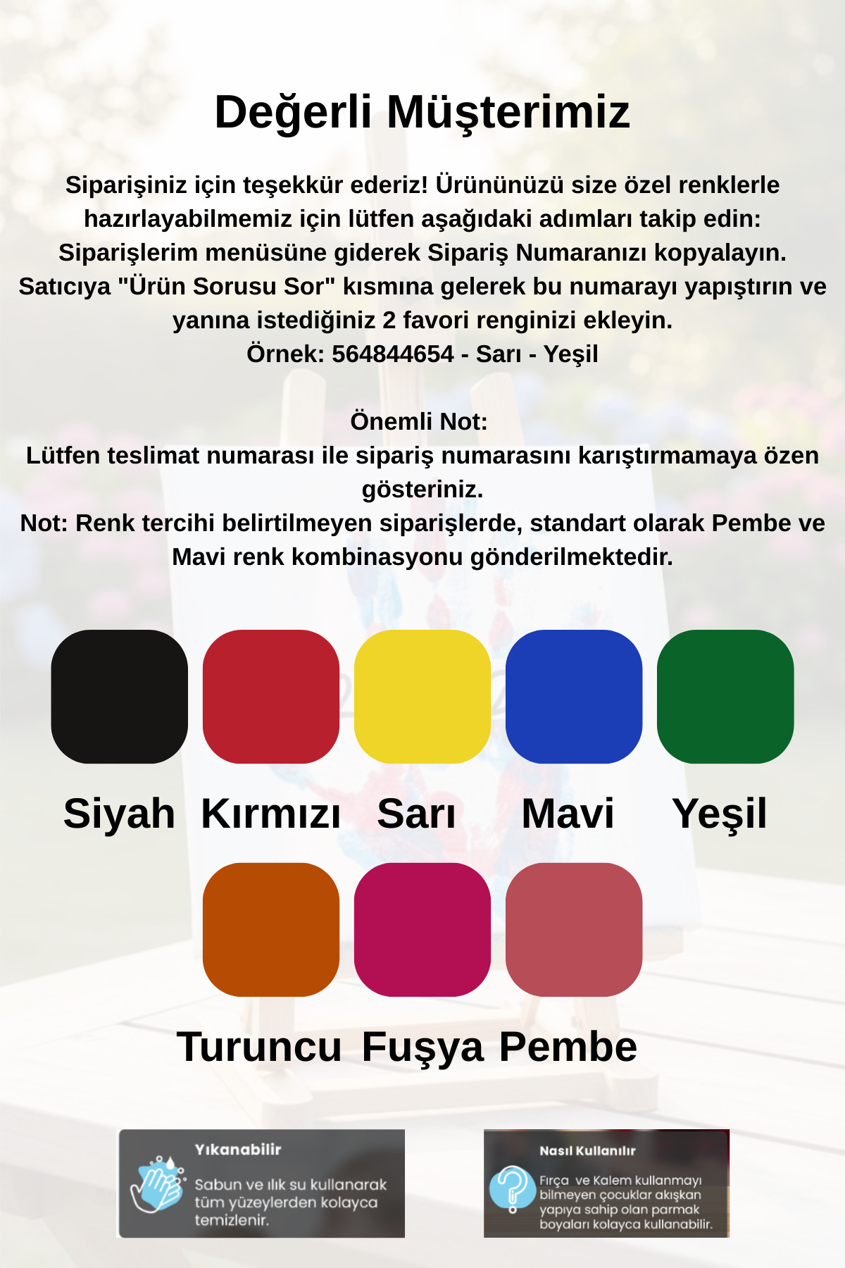 El İzi Tuval Seti - Doğum Günü & Sevgililer Gününe Özel Hediye